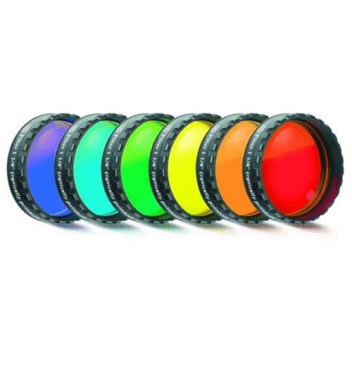 Espacio Celeste: Set 6 filtros de colores Baader Set de filtros de color Baader 1.25"