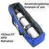 tsbag80-padded-case-102mm-apo-1000 Bolsa transporte TSBAG80 con divisores internos