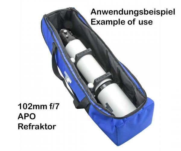 tsbag80-padded-case-102mm-apo-1000 Bolsa transporte TSBAG80 con divisores internos