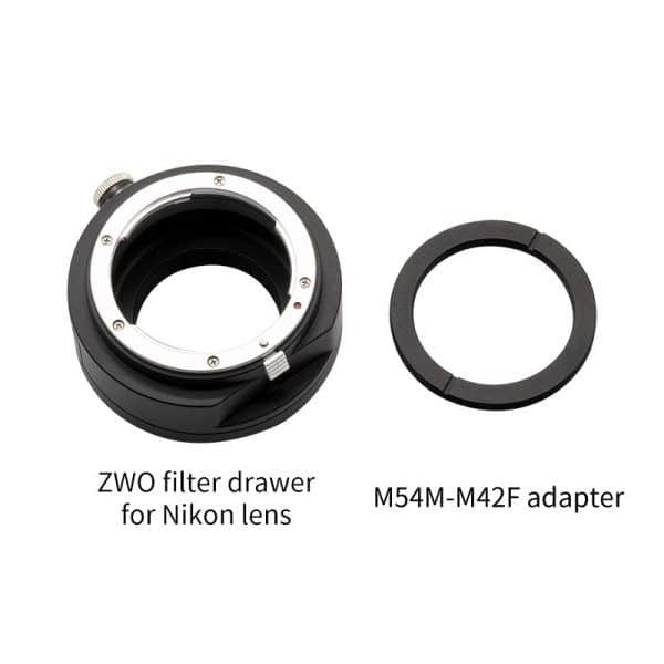929 Cajón portafiltros ZWO para Nikon