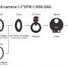 M54-55mm-backfocus Placa de inclinación de Corrector de tilt ZWO de M54