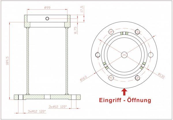Columna Baader Steel Pillar III para monturas