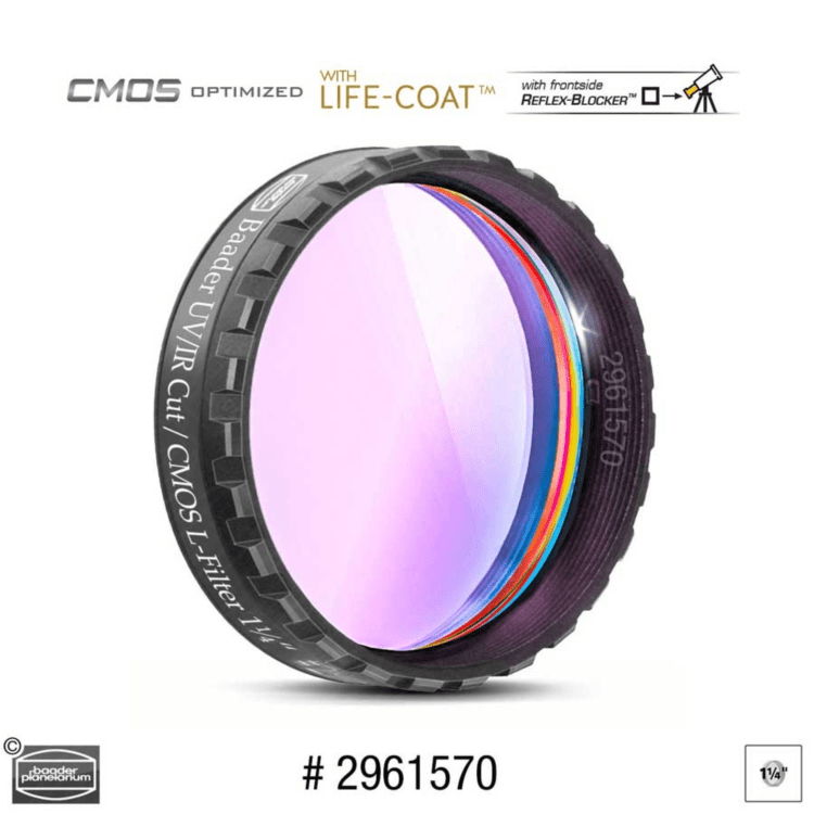 baader_filtro_corte_uv_ir Filtro Baader corte UV/IR 1.25" (optimizado CMOS)