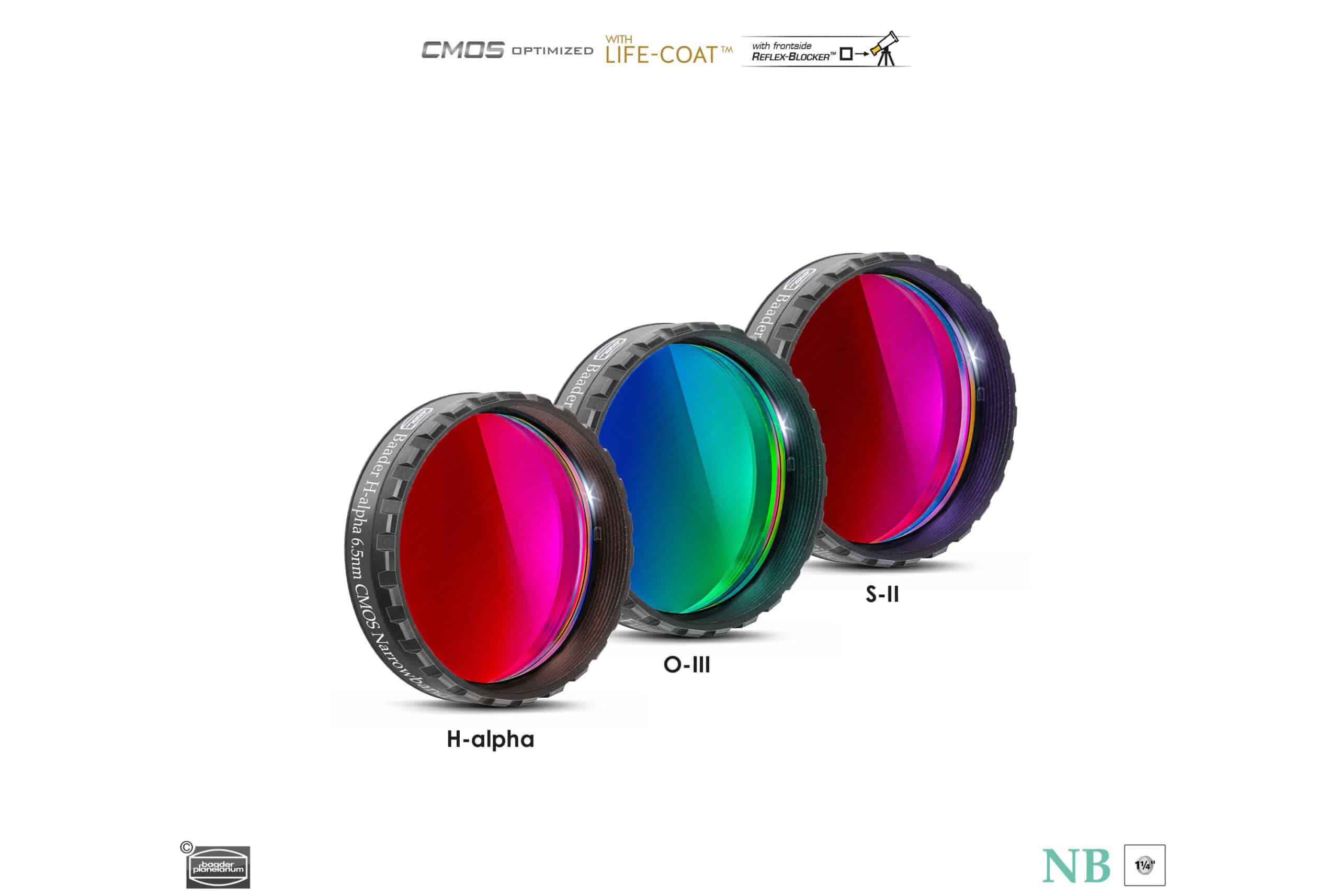 baader_set_filtros_banda_estrecha_1_25_65 Set Baader de filtros de banda estrecha 1.25" 6.5nm