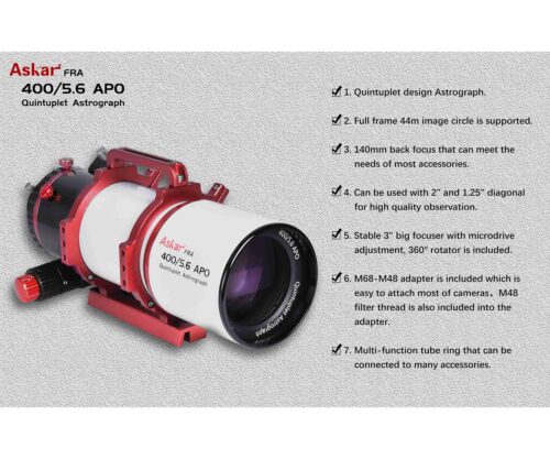 Tubo refractor Askar FRA400