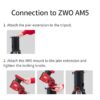 zwo_columna_extension_200 (6) Columna de extensión ZWO para AM7, AM5 y AM3 (200 mm)