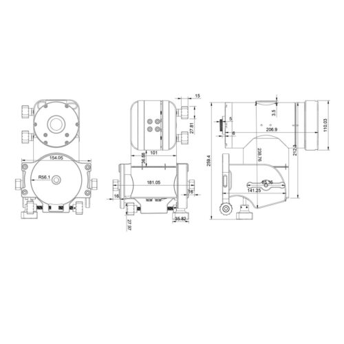 Montura Pegasus Astro NYX-101 con SADDLE POWERBOX
