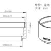 ZWM42M-M48F-22-5-01-small Extensor ZWO 22.5 mm M42 (m) M48 (h)