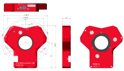 Enfocador y rotador PrimaLuceLab ESATTO LP + ARCO 2"