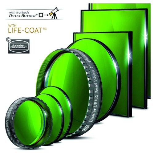 Filtro fotométrico Baader UBVRI Bessel V Filtro fotométrico Baader UBVRI Bessel V