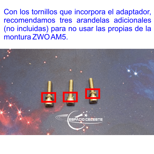 Adaptador Geoptik para ZWO AM5 y trípode SkyWatcher
