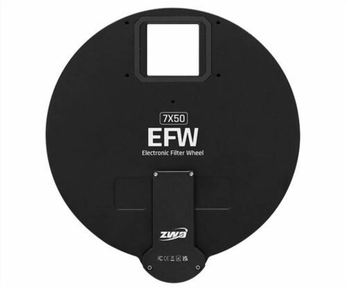 zwo-efw-7x50-1-electronic-filter-wheel-50x50-7-positions-1000 Rueda portafiltros ZWO EFW 7 posiciones (50x50 mm)