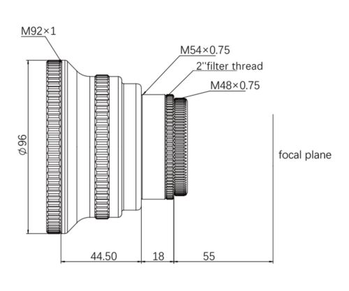 Askar-ASRED08-140-reducer-140APO-zeichnung-1000 Reductor aplanador Askar 0.8X para 140APO