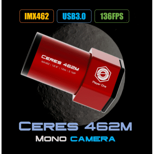 Cámara guiado Player One Ceres 462M (IMX462) USB3.0 Mono
