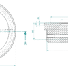 Placa PrimaLuceLab para columna C82 y montura EQ6R/AZEQ6