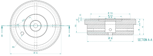 primaluce_placa_columna_c82_eq6 (1) Placa PrimaLuceLab para columna C82 y montura EQ6R/AZEQ6