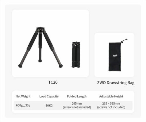 seestar-tc20-r-carbon-fiber-tripod-1000 Trípode ZWO TC20 para Seestar
