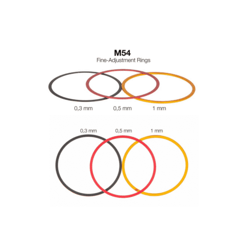 set-de-3-anillos-espaciadores-de-baader-planetarium-m54 Anillo espaciador Baader M54 - Set (1, 0.5 y 0.3mm)