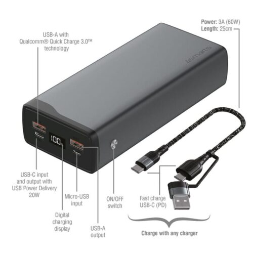 Batería portátil 4smarts Enterprise 26,8Ah 22,5W