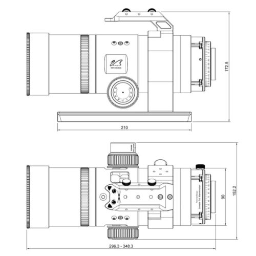 Tubo refractor William Optics UltraCat 56 WIFD