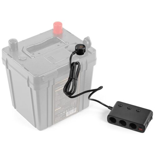 Omegon-Power-Hub-C28-3x-12V-4x-USB (4) Adaptador HUB Omegon toma de mechero