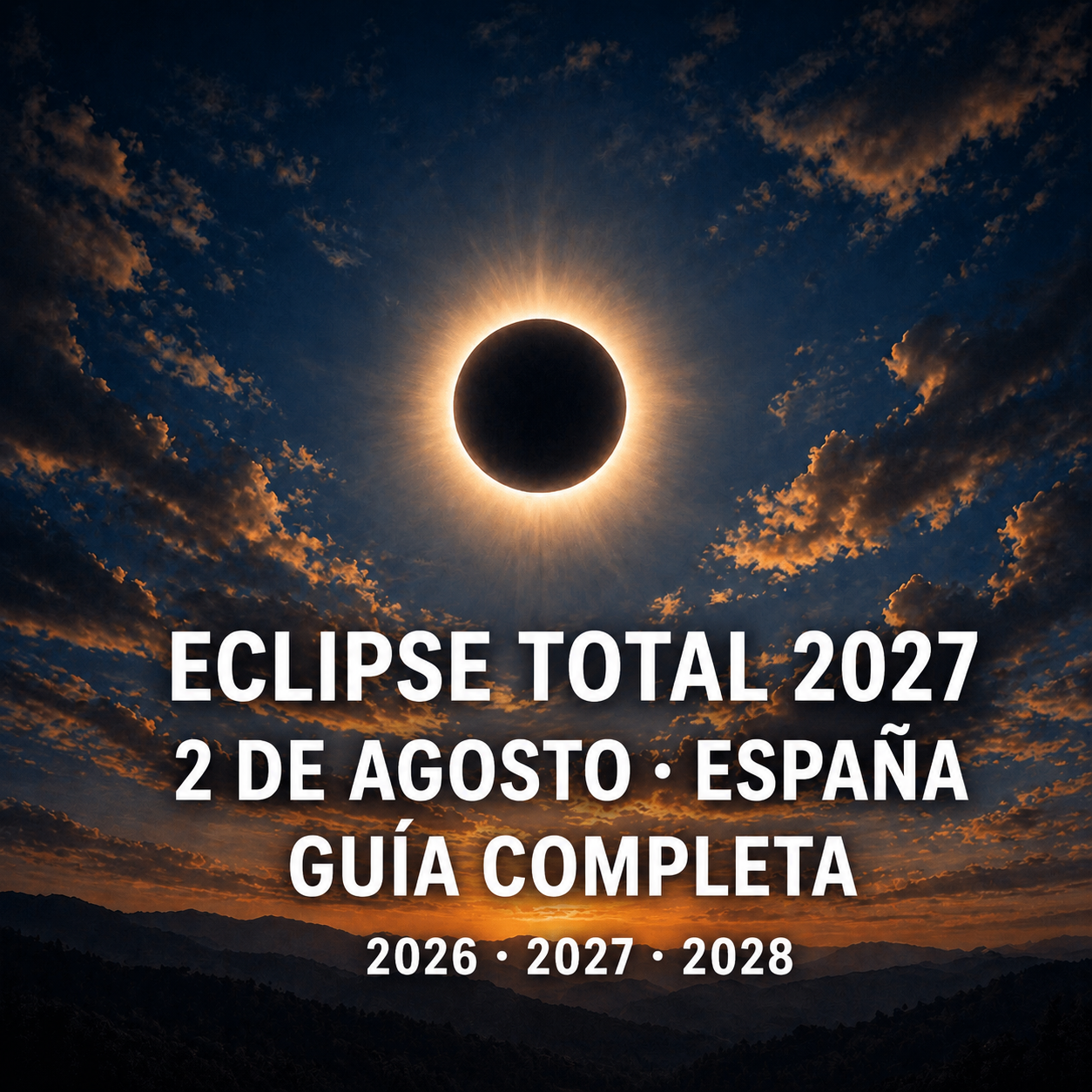 dac556cb-a41f-431f-9f69-3edbdc2b7745 Eclipses solares en España 2026, 2027 y 2028: guía actualizada para 2027