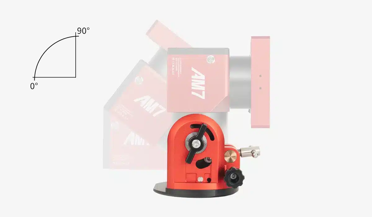 ZWO AM7 ajuste de latitud 30-90 grados con tornillo hexagonal