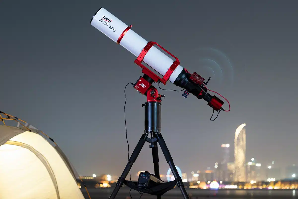 ZWO AM7 con refractor APO grande telescopio setup completo