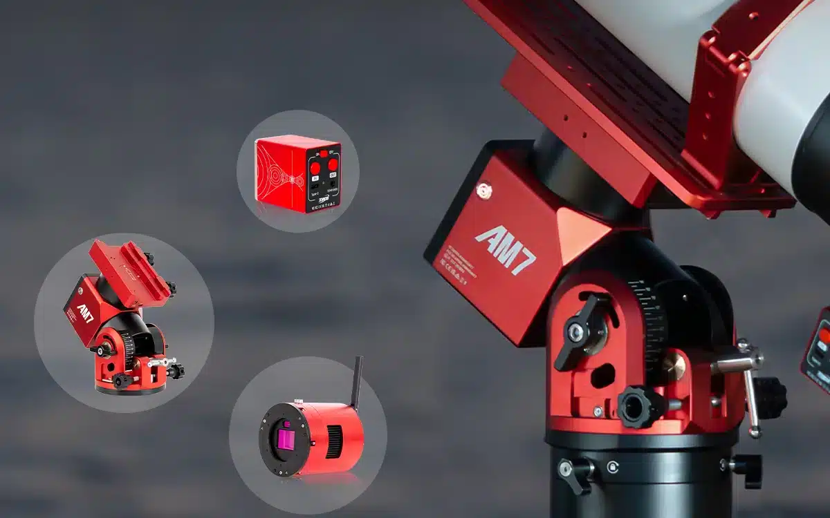 Accesorios ZWO trípode TC40 columna extensión PE200 ecosistema completo
