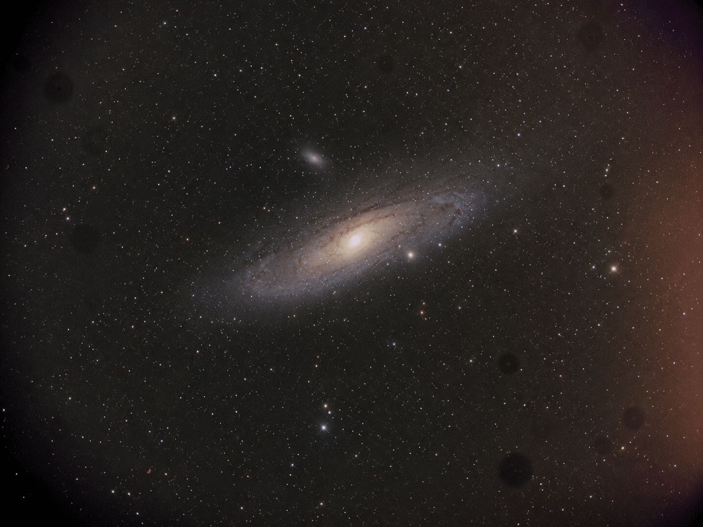 light sin calibrar en astrofotografía