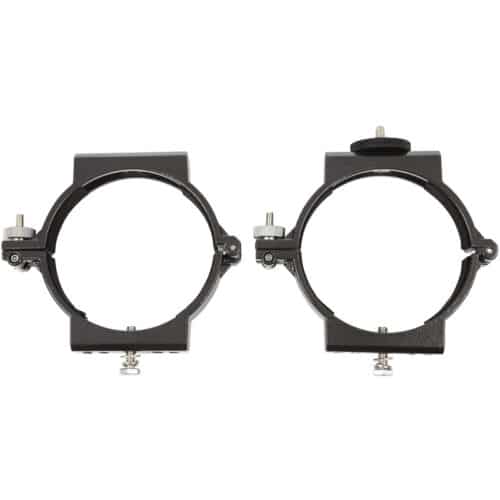 Abrazaderas Omegon de 100 mm para telescopios 102/660