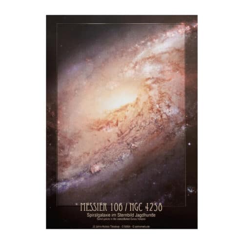 Póster AstroMedia Hubble: La galaxia espiral Messier 106