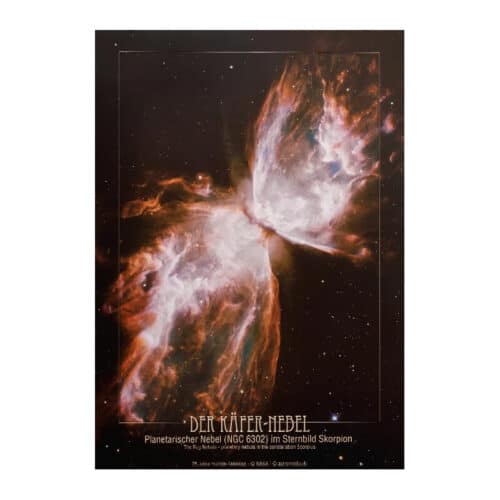Póster AstroMedia Hubble: La nebulosa del Escarabajo NGC 6302