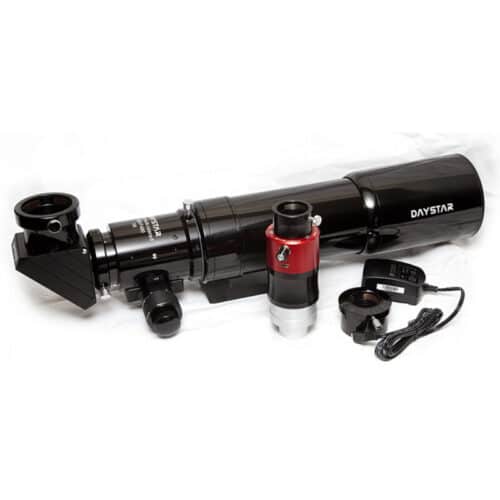 Telescopio solar DayStar Solar Scout 80/480 C H-Alpha cromosfera con maletín
