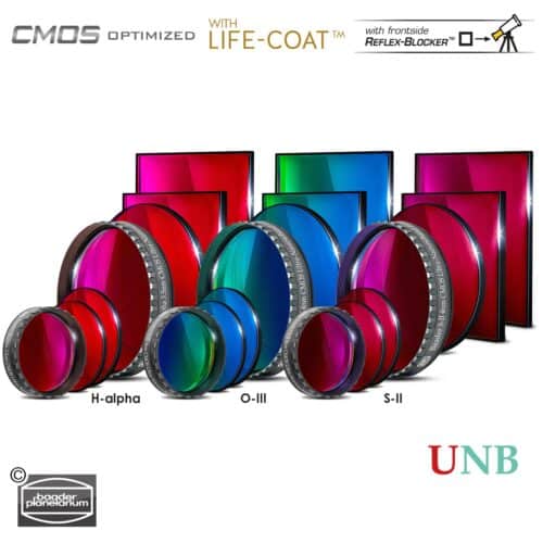 Set Baader de filtros de ultra banda estrecha 31 mm 3,5/4 nm (H-alfa, O-III, S-II)